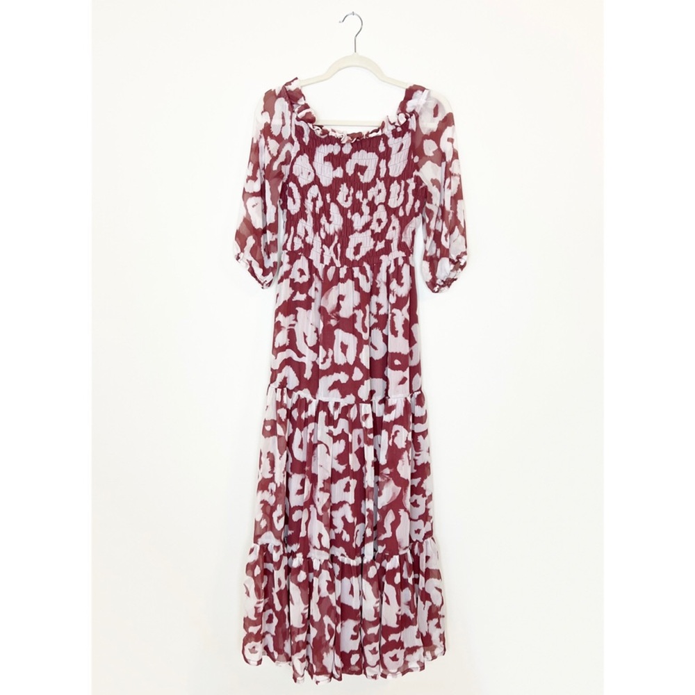 Elizabeth and James Silk Maxi Dress